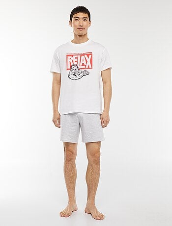 Completo pigiama corto shorts + t-shirt 'Fast and Furious' - 2 pezzi