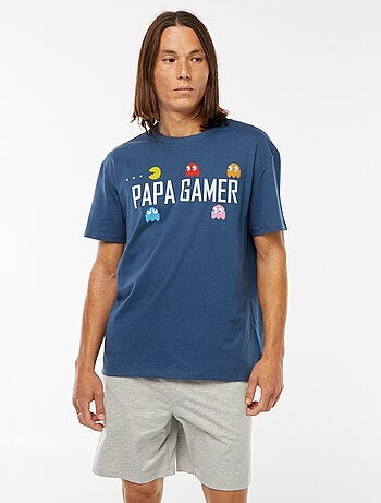 Completo pigiama corto shorts + t-shirt 'PAC-MAN'