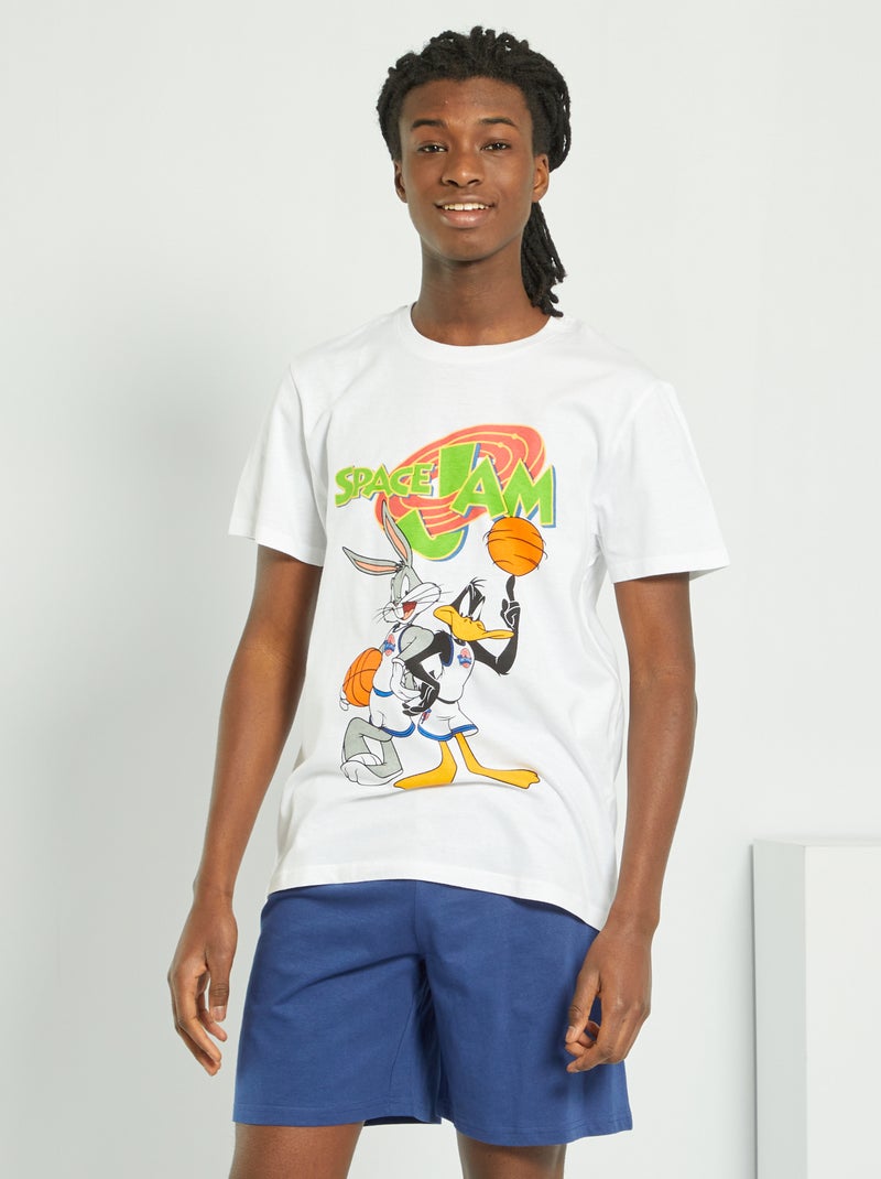 Completo pigiama corto 'Space Jam' blu marine - Kiabi