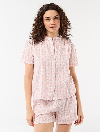 Completo pigiama corto stampato - 2 pezzi