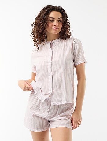 Completo pigiama corto stampato - 2 pezzi