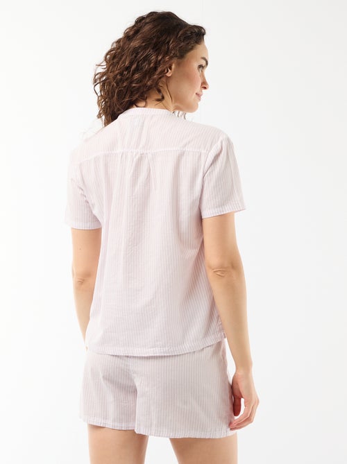 Completo pigiama corto stampato - 2 pezzi - Kiabi