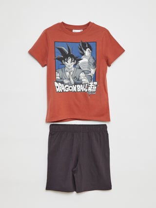 Completo pigiama corto + t-shirt 'Dragon Ball Z' - 2 pezzi