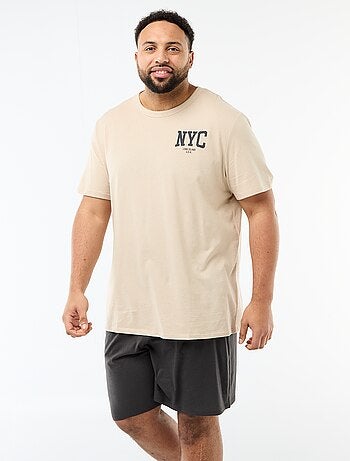 Completo pigiama corto t-shirt + pantaloncini - 2 pezzi