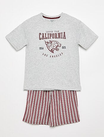 Completo pigiama corto t-shirt + pantaloncini - 2 pezzi