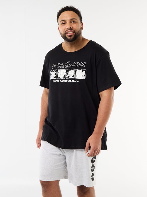 Completo pigiama corto t-shirt + pantaloncini 'Pikachu' 'Pokémon' - 2 pezzi - Kiabi