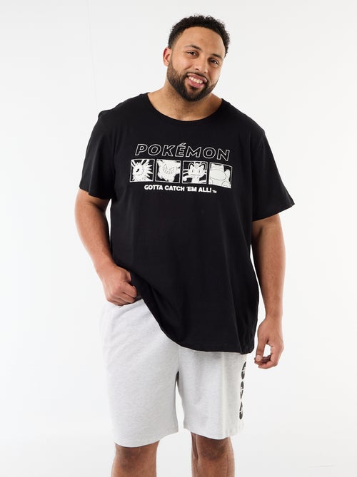 Completo pigiama corto t-shirt + pantaloncini 'Pikachu' 'Pokémon' - 2 pezzi - Kiabi