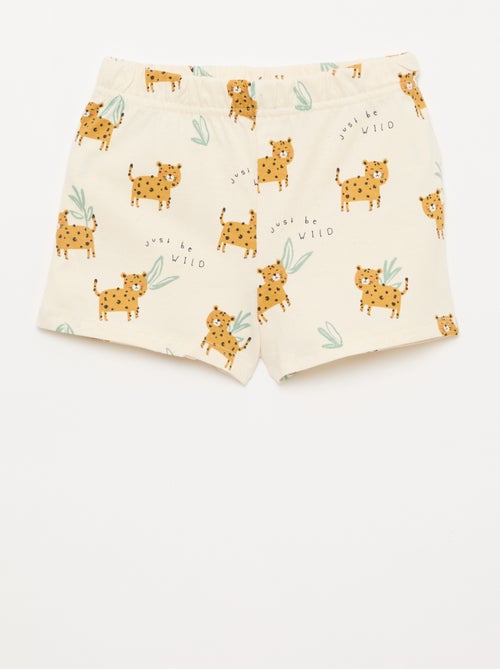 Completo pigiama corto t-shirt + short - 2 pezzi - Kiabi