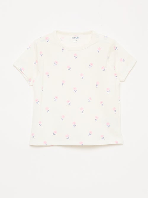 Completo pigiama corto t-shirt + short - 2 pezzi - Kiabi