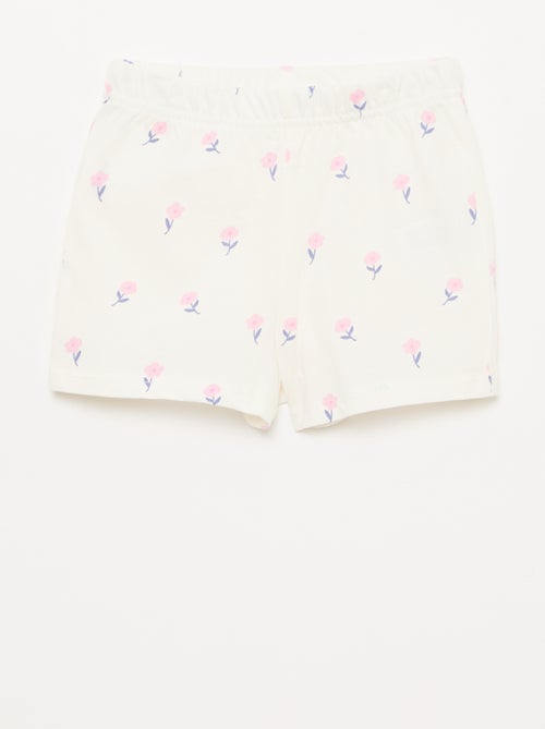 Completo pigiama corto t-shirt + short - 2 pezzi - Kiabi