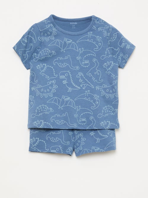 Completo pigiama corto t-shirt + short - 2 pezzi - Kiabi