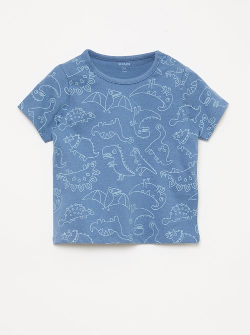 Completo pigiama corto t-shirt + short - 2 pezzi - Kiabi