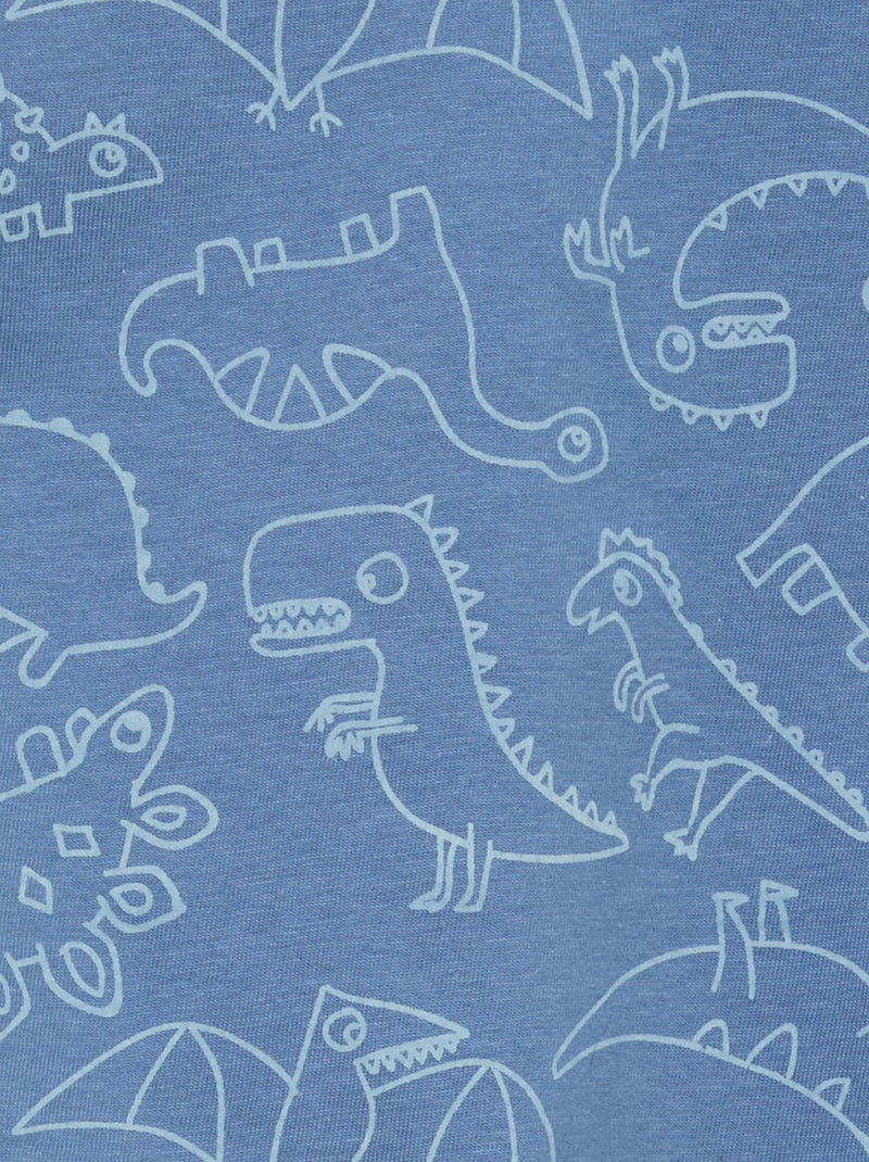 Completo pigiama corto t-shirt + short - 2 pezzi Blu - Kiabi