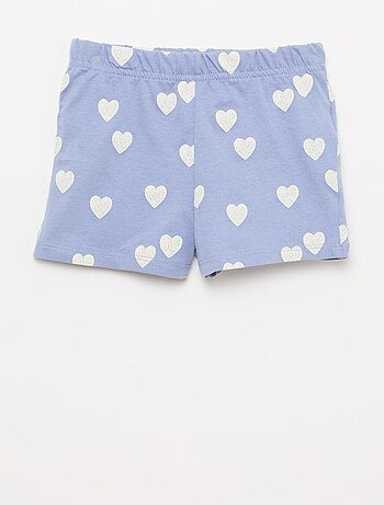 Completo pigiama corto t-shirt + short - 2 pezzi