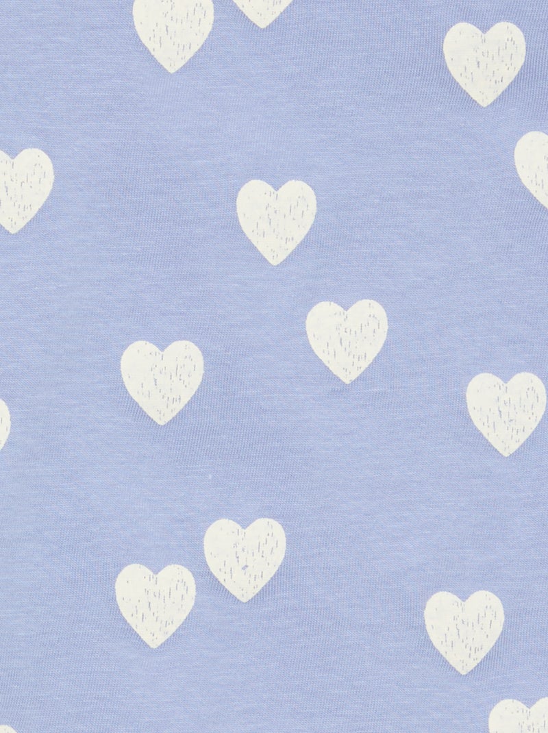 Completo pigiama corto t-shirt + short - 2 pezzi Blu - Kiabi