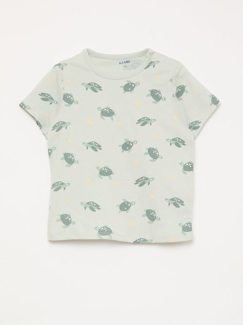 Completo pigiama corto t-shirt + short - 2 pezzi - Kiabi