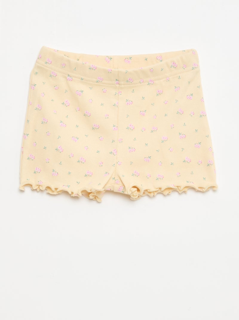 Completo pigiama corto t-shirt + shorts - 2 pezzi Beige - Kiabi
