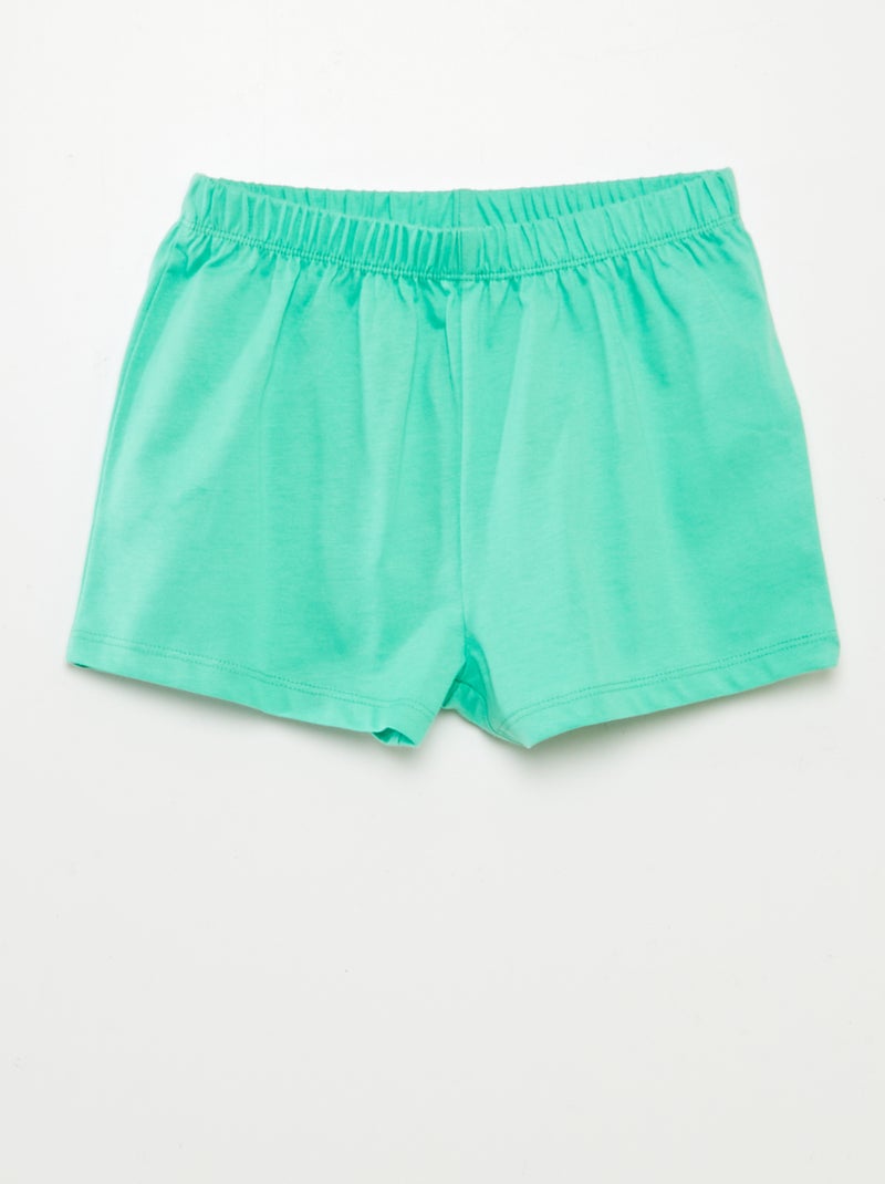 Completo pigiama corto t-shirt + shorts - 2 pezzi BIANCO - Kiabi