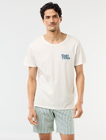 Completo pigiama corto t-shirt + shorts - 2 pezzi