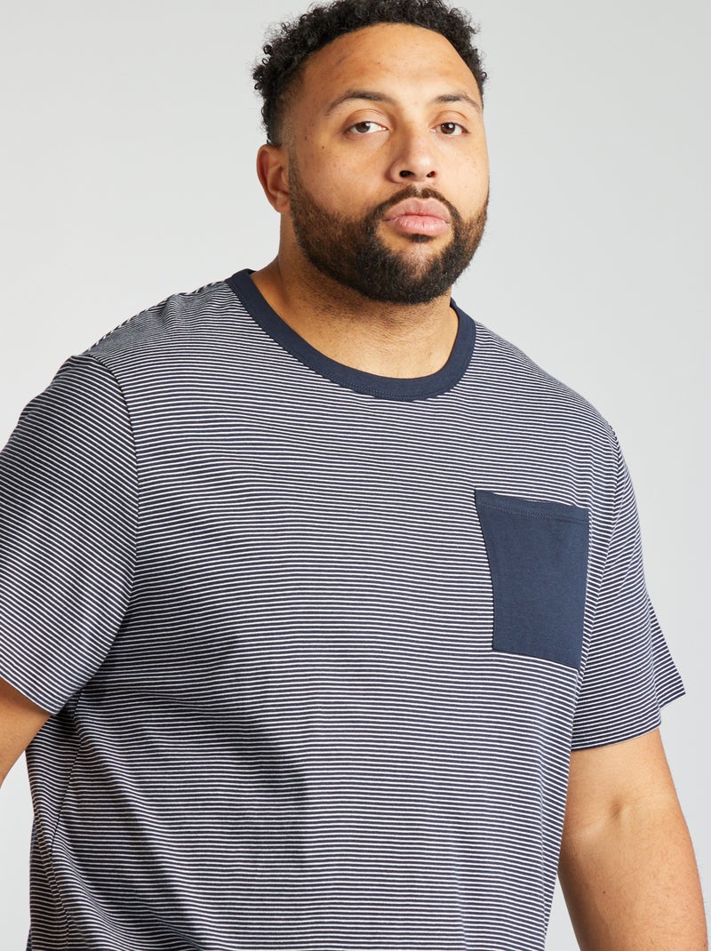 Completo pigiama corto t-shirt + shorts - 2 pezzi BLU - Kiabi