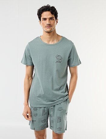 Completo pigiama corto t-shirt + shorts - 2 pezzi