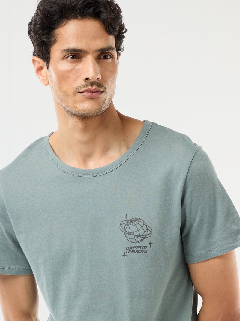 Completo pigiama corto t-shirt + shorts - 2 pezzi Blu - Kiabi