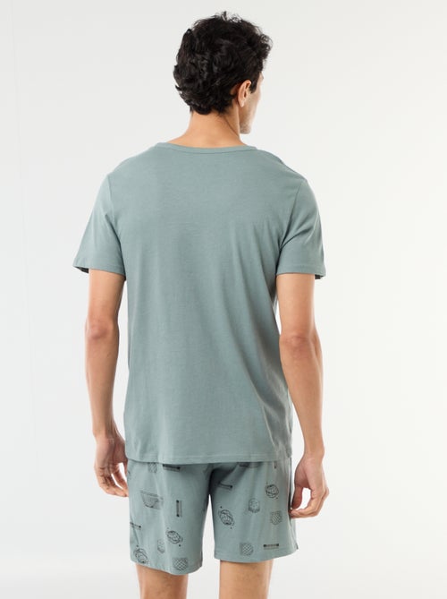 Completo pigiama corto t-shirt + shorts - 2 pezzi - Kiabi