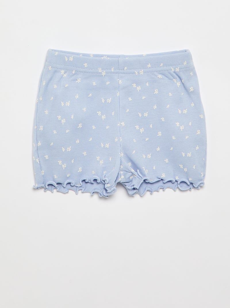 Completo pigiama corto t-shirt + shorts - 2 pezzi Blu - Kiabi