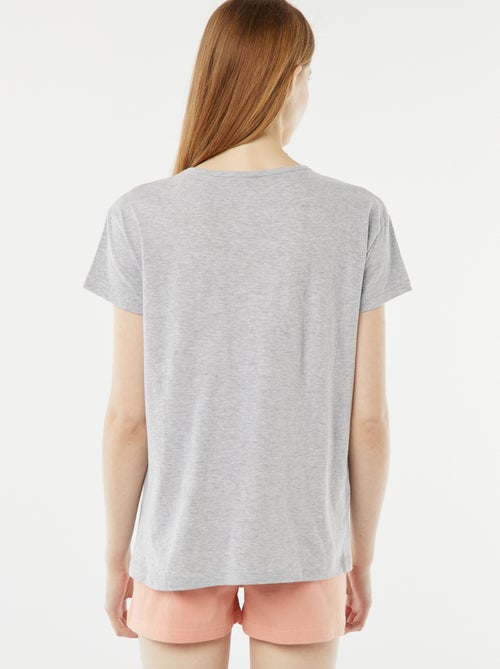 Completo pigiama corto t-shirt + shorts - 2 pezzi - Kiabi