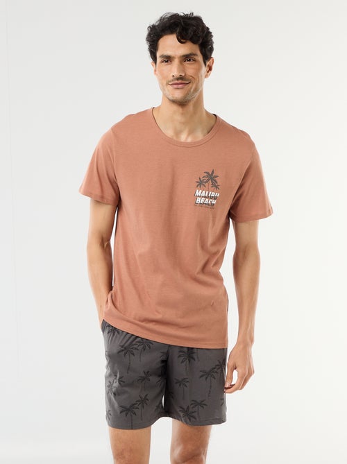 Completo pigiama corto t-shirt + shorts - 2 pezzi - Kiabi