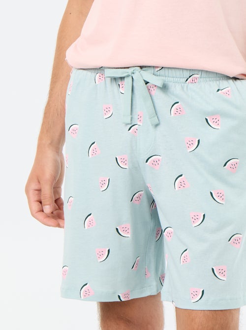 Completo pigiama corto t-shirt + shorts - 2 pezzi - Kiabi Completo pigiama corto t-shirt + shorts - 2 pezzi - Kiabi