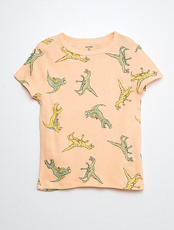 Completo pigiama corto t-shirt + shorts con stampe - 2 pezzi