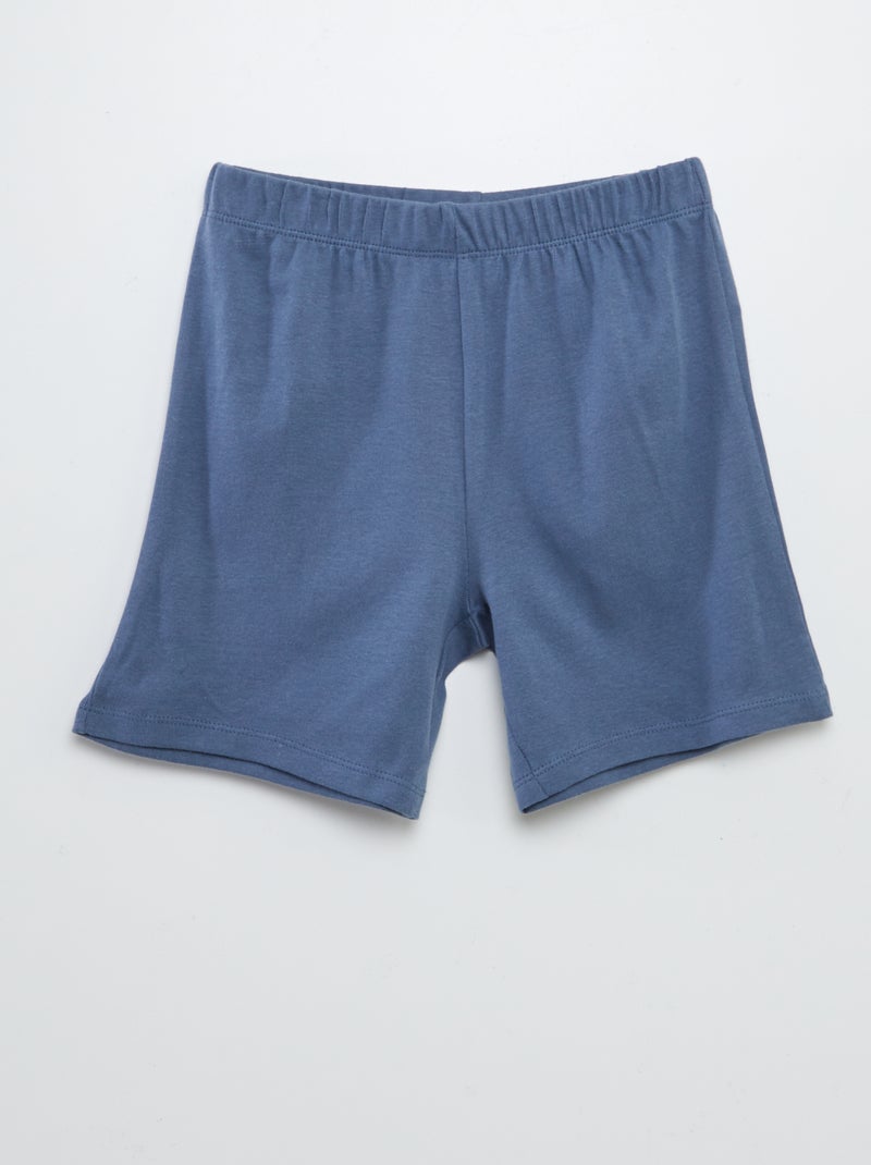 Completo pigiama corto t-shirt + shorts con stampe - 2 pezzi BIANCO - Kiabi