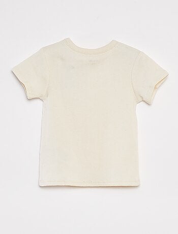 Completo pigiama corto t-shirt + shorts in maglia goffrata - 2 pezzi
