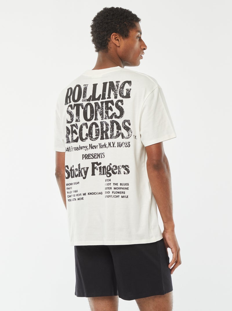 Completo pigiama corto 'The 'Rolling Stones' shorts + t-shirt - 2 pezzi ROSSO - Kiabi