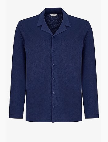 Completo pigiama da uomo season con camicia a maniche lunghe e pantaloni penti
