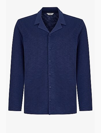 Completo pigiama da uomo season con camicia a maniche lunghe e pantaloni penti