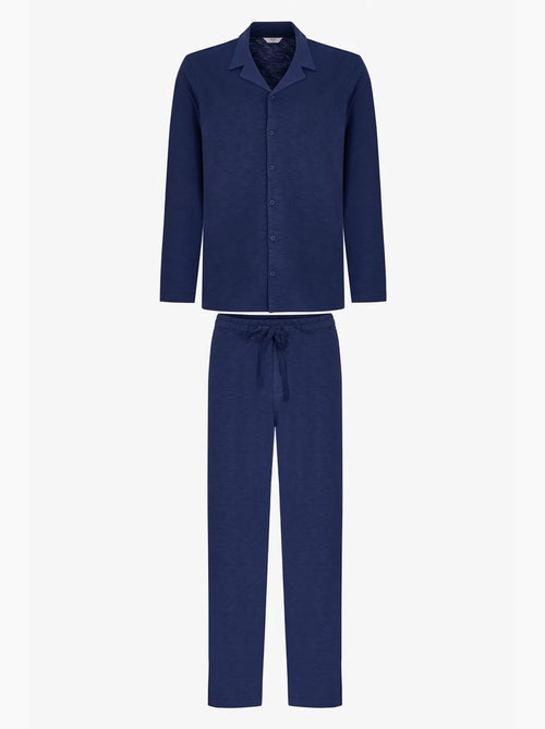 Completo pigiama da uomo season con camicia a maniche lunghe e pantaloni penti - Kiabi Completo pigiama da uomo season con camicia a maniche lunghe e pantaloni penti - Kiabi