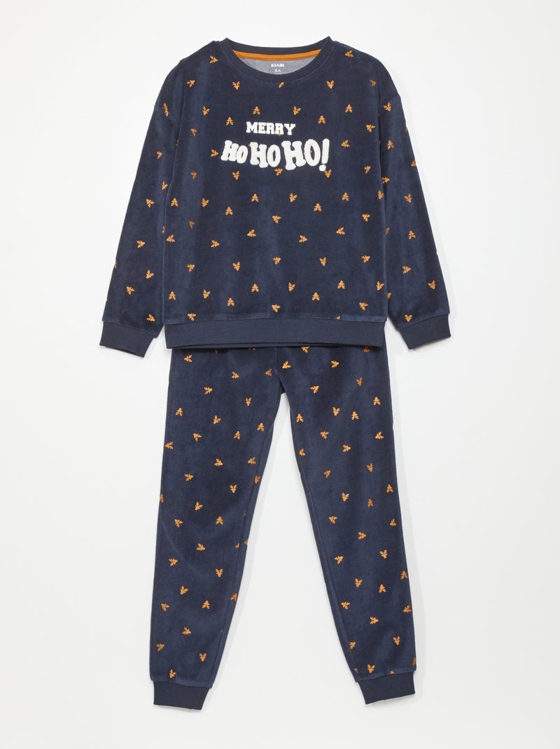 Completo pigiama di Natale - 2 pezzi BLU - Kiabi