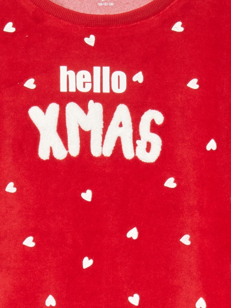 Completo pigiama di Natale - 2 pezzi - ROSSO - Kiabi - 15.00 Completo pigiama di Natale - 2 pezzi - ROSSO - Kiabi - 15.00