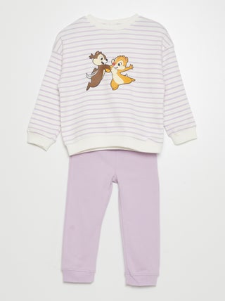 Completo pigiama 'Disney' felpa + pantaloni - 2 pezzi