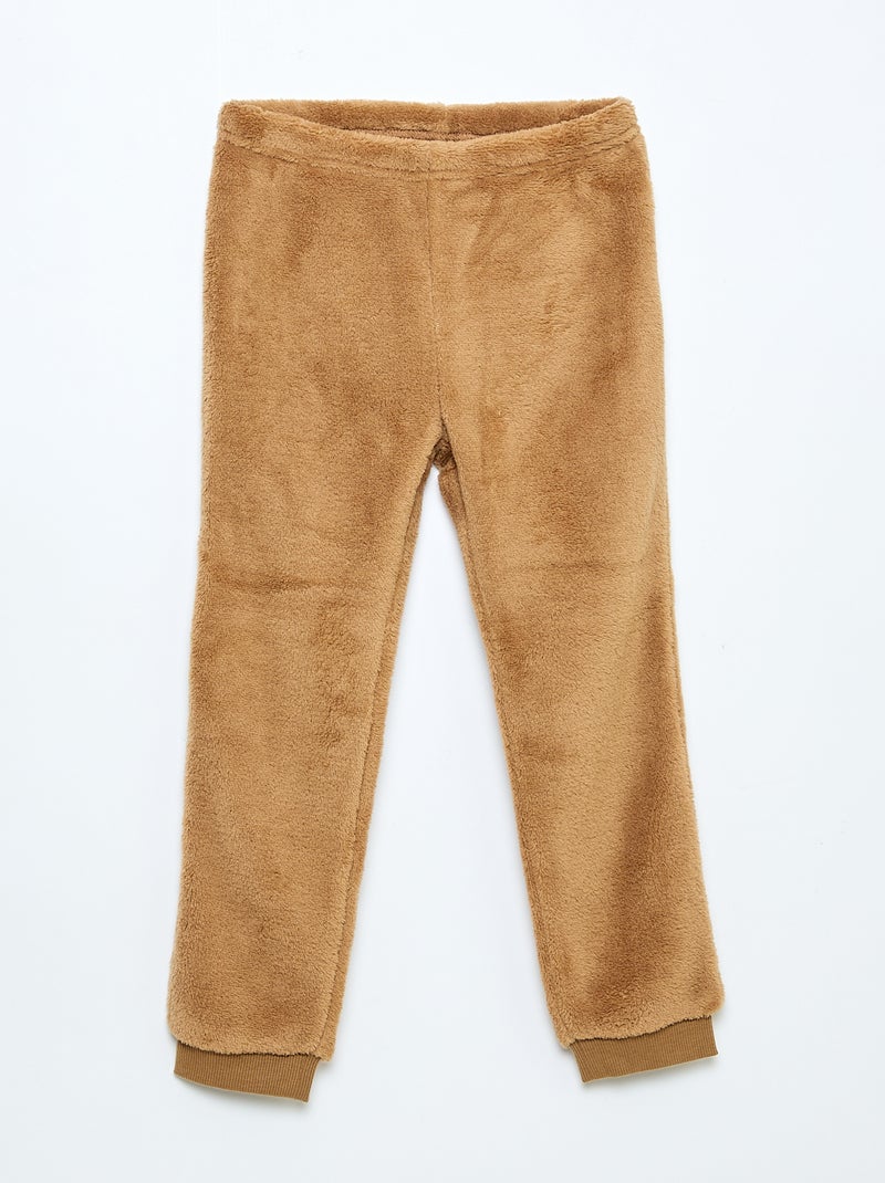 Completo pigiama 'Disney' in pile Beige - Kiabi