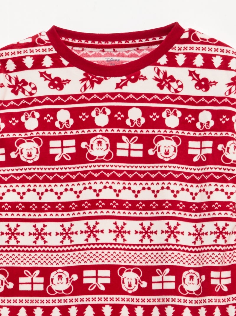 Completo pigiama 'Disney' 'Minnie' in pile Rosso - Kiabi