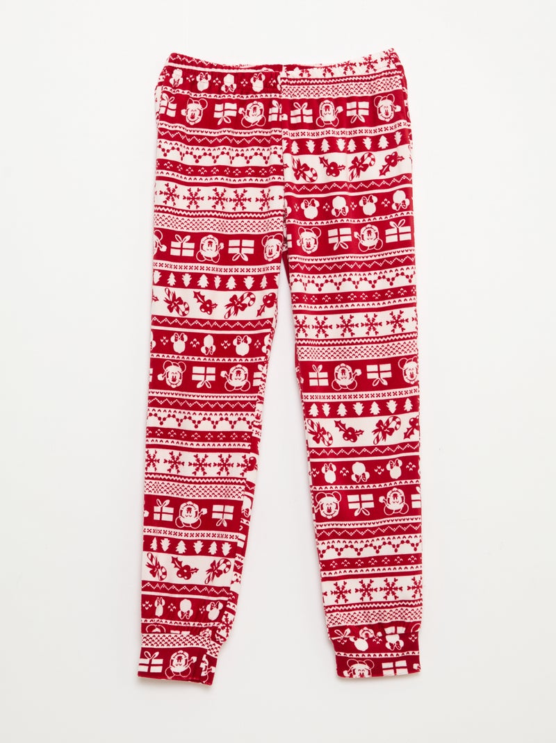 Completo pigiama 'Disney' 'Minnie' in pile Rosso - Kiabi