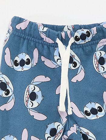 Completo pigiama 'Disney' 'Stitch' giacca + T-shirt + jogging