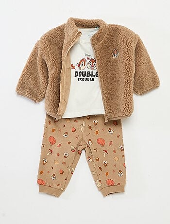 Completo pigiama 'Disney' 'Stitch' giacca + T-shirt + jogging