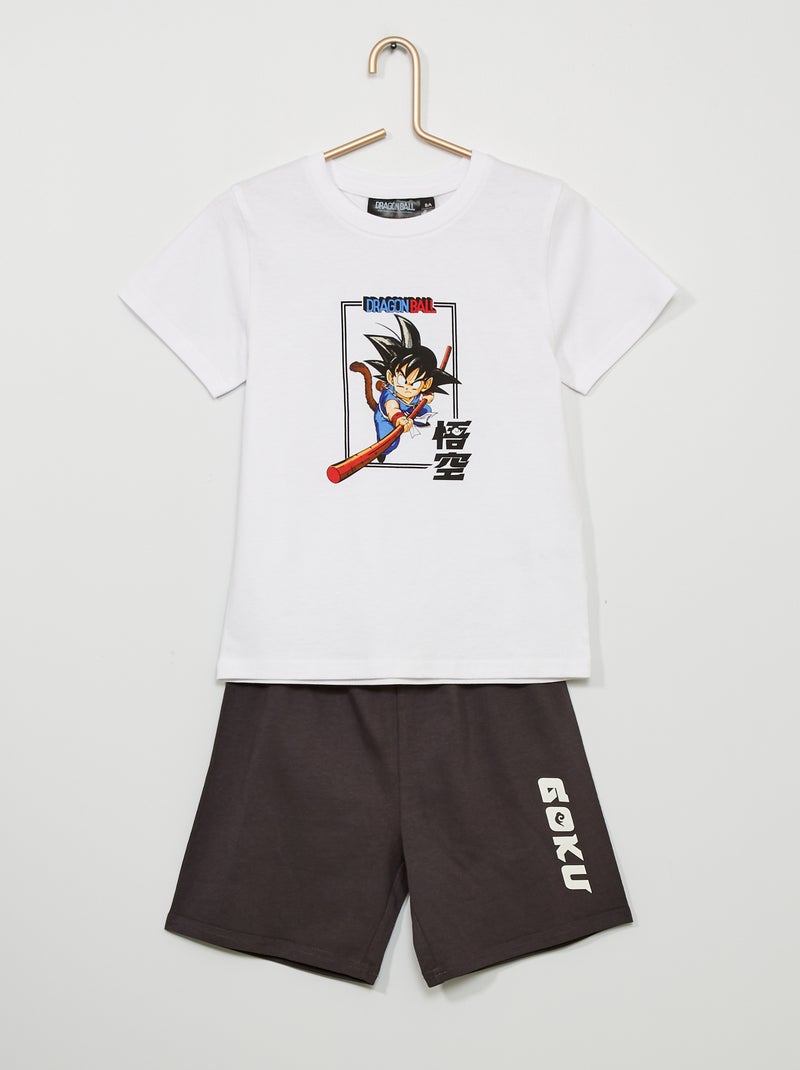 Completo pigiama 'Dragon Ball Z' BIANCO - Kiabi