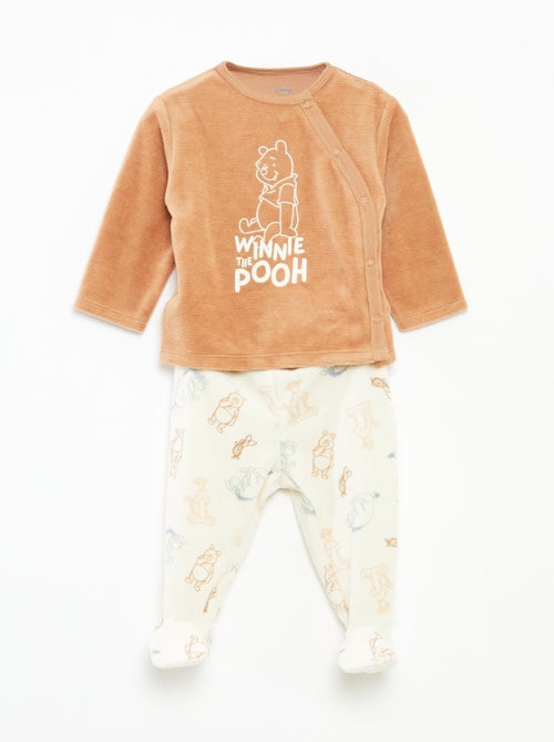 Completo pigiama en velluto 'Disney' top + pantaloni - 2 pezzi - Kiabi