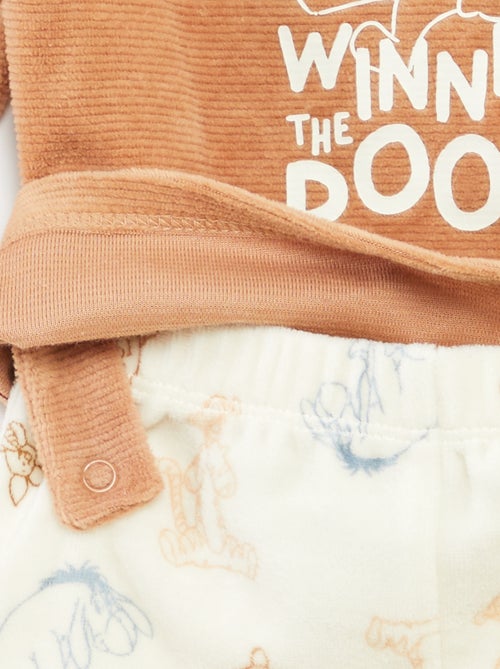 Completo pigiama en velluto 'Disney' top + pantaloni - 2 pezzi - Kiabi