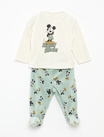 Completo pigiama en velluto 'Disney' top + pantaloni - 2 pezzi